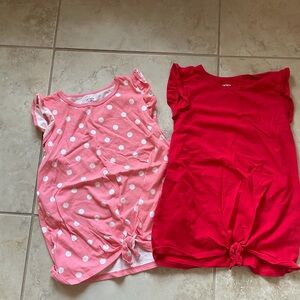 Carter's Pink and Red Kids Tops